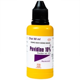 Dung dịch sát khuẩn Povidine 10% Pharmedic ngăn ngừa nhiễm khuẩn ở vết cắt, vết trầy (90ml)