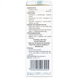 Dung dịch phụ khoa Povidine 10% Pharmedic sát trùng phụ khoa, viêm âm đạo, âm hộ (90ml)
