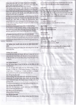 Viên nén Praxilene 200mg Merck điều trị viêm động mạch tắc nghẽn mãn tính (2 vỉ x 10 viên)