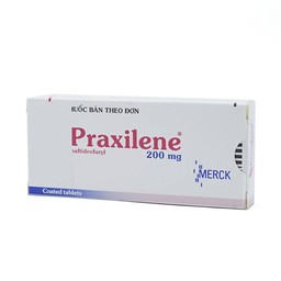 Viên nén Praxilene 200mg Merck điều trị viêm động mạch tắc nghẽn mãn tính (2 vỉ x 10 viên)