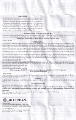 Hỗn dịch nhỏ mắt Pred Forte Allergan điều trị các chứng viêm đáp ứng với steroid (5ml)