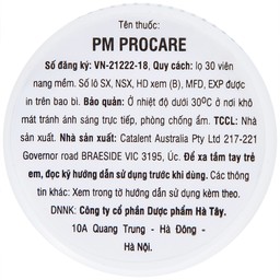 Thuốc PM Procare Catalent bổ sung DHA, EPA, Vitamin và khoáng chất (30 viên)