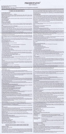 Thuốc Prohepatis 200mg Phil điều trị sỏi mật, xơ gan mật nguyên phát (20 vỉ x 5 viên)