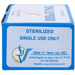 Dụng cụ đè lưỡi gỗ Lạc Việt xanh dương Balac (100 cái)