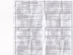 Thuốc Quinine Sulphate 250mg Mekophar điều trị sốt rét (180 viên)