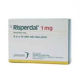 Thuốc Risperdal 1mg Janssen điều trị bệnh tâm thần phân liệt (6 vỉ x 10 viên)