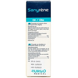 Xịt phủ vết thương Urgo Sanyrene 20ml giúp ngăn ngừa loét do tì đè