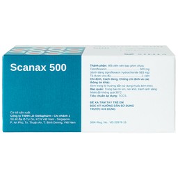Thuốc Scanax 500 Stella điều trị nhiễm khuẩn (5 vỉ x 10 viên)