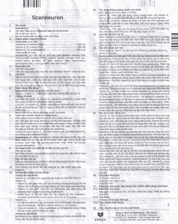 Thuốc Scanneuron Stella điều trị các rối loạn về hệ thần kinh (10 vỉ x 10 viên)