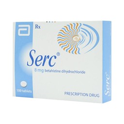 Thuốc Serc Abbott điều trị chóng mặt, mất thính giác, ù tai (4 vỉ x 25 viên)