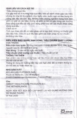 Thuốc Serc Abbott điều trị chóng mặt, mất thính giác, ù tai (4 vỉ x 25 viên)