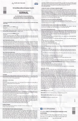 Thuốc Sernal-4 Davipharm điều trị bệnh loạn tâm thần cấp và mạn (10 vỉ x 10 viên)