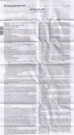 Thuốc Seroquel XR 300mg AstraZeneca điều trị tâm thần phân liệt (3 vỉ x 10 viên)