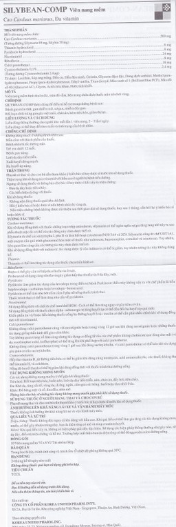 Thuốc Silybean-Comp United hỗ trợ điều trị bệnh gan mãn tính, gan nhiễm mỡ (6 vỉ x 10 viên)