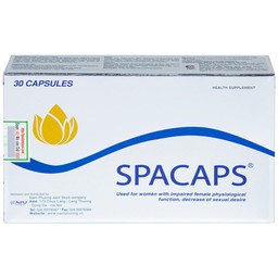 Viên uống Spacaps IMC giúp bổ huyết, tăng nội tiết tố nữ (3 vỉ x 10 viên)