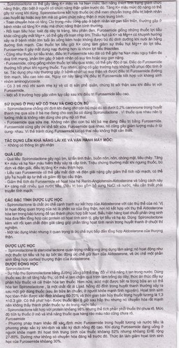Thuốc Spiromide 40 Searle chẩn đoán và điều trị cường Aldosterone nguyên phát (3 vỉ x 10 viên) 