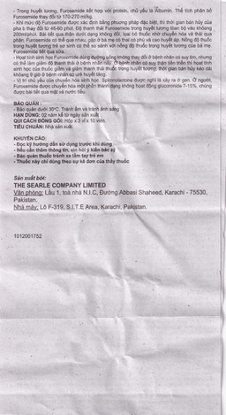 Thuốc Spiromide 40 Searle chẩn đoán và điều trị cường Aldosterone nguyên phát (3 vỉ x 10 viên) 