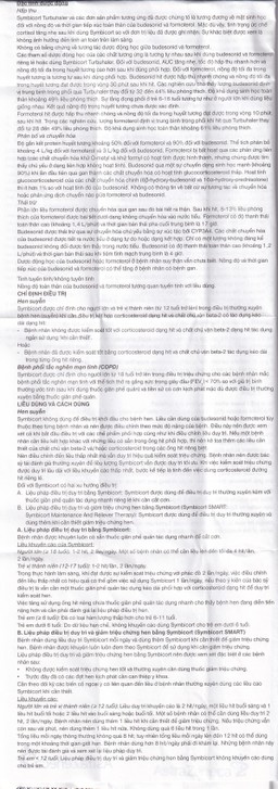 Thuốc bột để hít Symbicort AstraZeneca điều trị hen suyễn (120 liều)