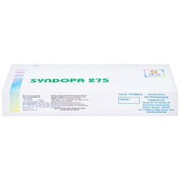 Thuốc Syndopa 275 Sun Pharma điều trị triệu chứng bệnh Parkinson (5 vỉ x 10 viên)