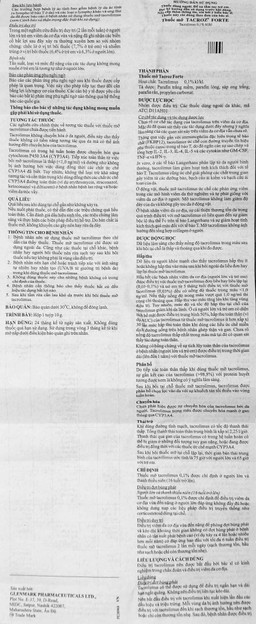 Thuốc mỡ Tacroz Forte 0.1% Glenmark điều trị viêm da dị ứng (10g)