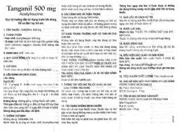 Thuốc Tanganil 500mg Pierre Fabre điều trị cơn chóng mặt (3 vỉ x 10 viên)