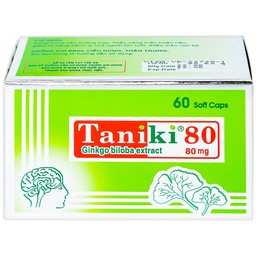 Thuốc Taniki 80 điều trị thiểu năng tuần hoàn não (60 viên)