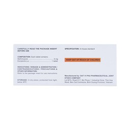 Thuốc Tazilex Davipharm điều trị trước khi phẫu thuật tuyến giáp (10 vỉ x 10 viên) 