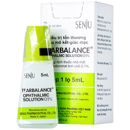 Dung dịch thuốc nhỏ mắt Tearbalance 0.1% điều trị tổn thương biểu mô kết - giác mạc (5ml)