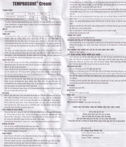 Kem bôi Temprosone Cream điều trị vảy nến, viêm da thượng bì (30g)