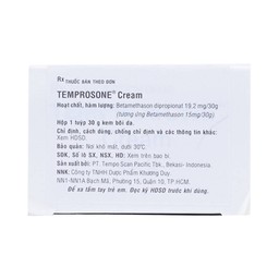 Kem bôi Temprosone Cream điều trị vảy nến, viêm da thượng bì (30g)