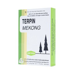 Thuốc Terpin Mekong Mekophar giảm ho, long đàm (2 vỉ x 25 viên)