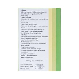 Thuốc Terpin Mekong Mekophar giảm ho, long đàm (2 vỉ x 25 viên)