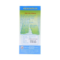 Siro Ho Người Lớn FidoPharm giúp thanh phế, giảm ho (90ml)