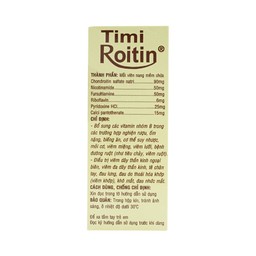 Thuốc Tmi Roitin bổ sung các vitamin nhóm B (24 vỉ x 5 viên)