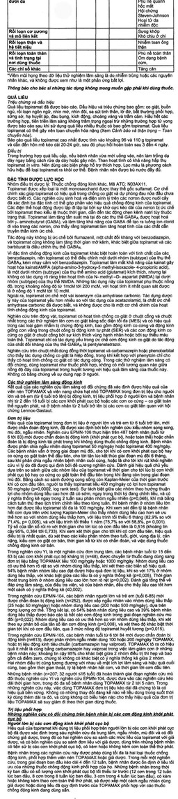 Thuốc Topamax 25 Janssen điều trị động kinh cục bộ, dự phòng đau nửa đầu (6 vỉ x 10 viên)