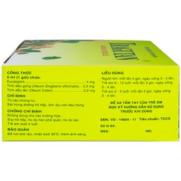 Siro ho Tragutan Dược điều trị các chứng ho, sát trùng đường hô hấp (40 gói x 5ml)