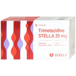 Thuốc Trimetazidine Stella 20mg điều trị đau thắt ngực ổn định (2 vỉ x 30 viên) 