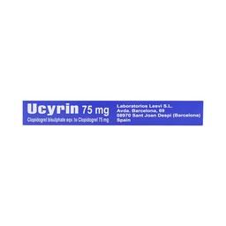 Thuốc Ucyrin 75mg Lesvi giảm những biến cố xơ vữa động mạch (2 vỉ x 14 viên)