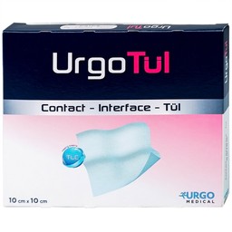Gạc lưới vô trùng Urgotul 10x10cm (10 miếng) dùng băng các vết thương cấp và mãn tính