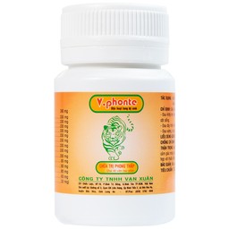 Thuốc V.phonte Vạn Xuân chữa trị phong thấp (40 viên)