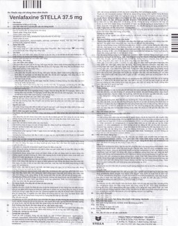 Thuốc Venlafaxine Stella 37.5mg điều trị các cơn trầm cảm nặng (6 vỉ x 10 viên)