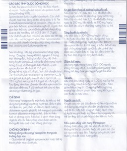 Thuốc Verospiron 50mg Gedeon điều trị tăng huyết áp, phù do tim gan thận, cường aldosterone và hạ kali (3 vỉ x 10 viên)