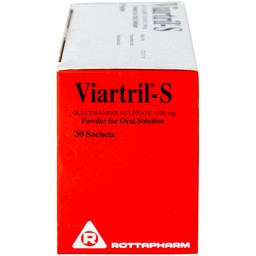 Bột pha uống Viartril-S 1500mg Rottapharm giảm triệu chứng thoái hóa khớp nhẹ và trung bình (30 gói)