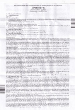 Thuốc Viartril-S 250mg Rottapharm giảm triệu chứng thoái hóa khớp (80 viên)