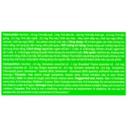 Kẹo Ngậm Ho Không Đường Viatux Extra (20 viên)