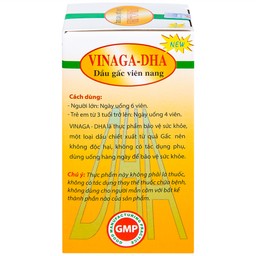 Dầu gấc viên nang Vinaga giúp tăng cường chống oxy hóa (100 viên)