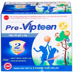 Cốm phát triển chiều cao cho trẻ Pre-Vipteen 2 (20 gói)