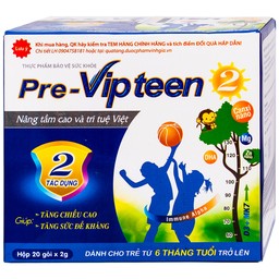 Cốm phát triển chiều cao cho trẻ Pre-Vipteen 2 (20 gói)