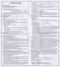 Thuốc Vitamin B1 - B6 - B12 Mekophar điều trị thiếu hụt Vitamin nhóm B (10 vỉ x 10 viên)