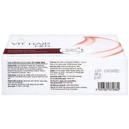 Viên uống Vit Hair Men Galien hỗ trợ giảm rụng tóc dành cho nam giới (4 vỉ x 15 viên)